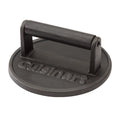 Cuisinart 6.5" Cast Iron Smashed Burger Press, Round Flat Edge Grill Press for Crispy Smash Burgers